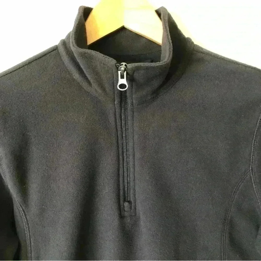 Lands’End Quarter Zip Fleece Sweatshirt Pullover Size S - Picture 2 of 7